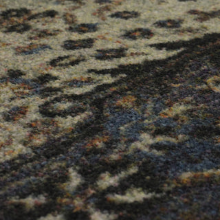 Karastan Antiquity Shiraz Blue Area Rug Close Up 