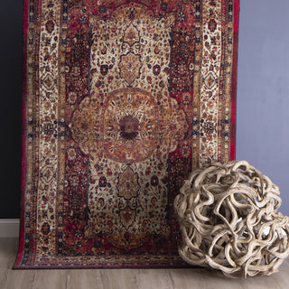 Karastan Antiquity Shiraz Red Area Rug Room Scene 2 