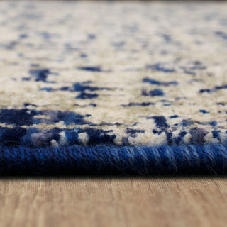 Karastan Tempest Slaney Cobalt Area Rug Pile 