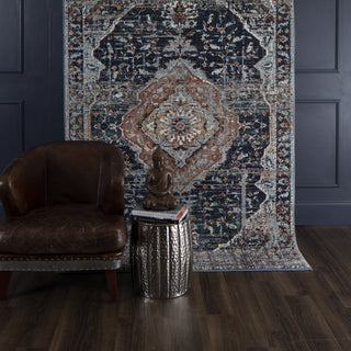 Karastan Soiree Solace Indigo Area Rug Room Scene Featured 