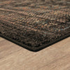 Karastan Estate Somersby Black Area Rug Corner 
