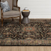 Karastan Estate Somersby Black Area Rug Room Scene  Featured