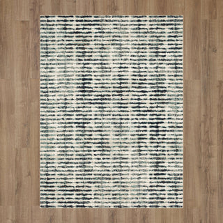 Karastan Vanguard by Drew and Jonathan Home Steadfast Robin's Egg Blue Area Rug On Wood