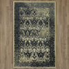 Karastan Antiquity Susa Blue Area Rug on Wood