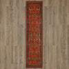 Karastan Antiquity Susa Red Area Rug Runner on Wood 