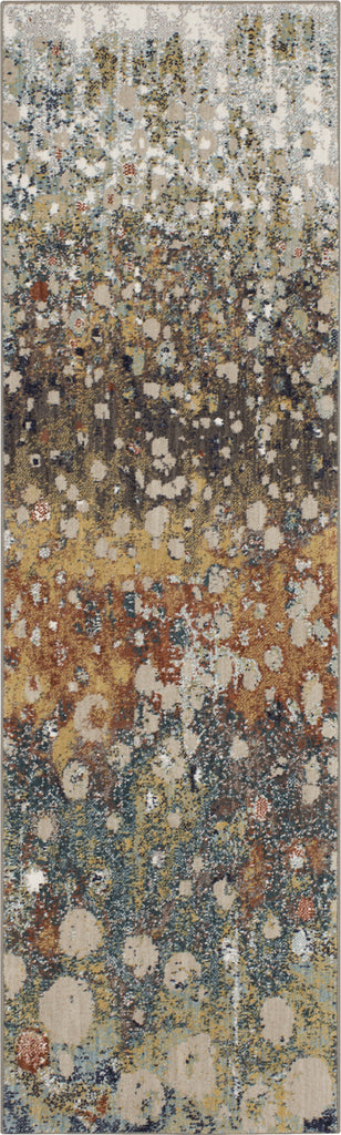 Karastan Soiree Torrent Rose Gold Area Rug 2'4"X7'10" Runner 