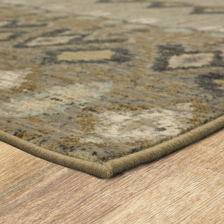 Karastan Titanium Transcendent Gray Area Rug Corner 