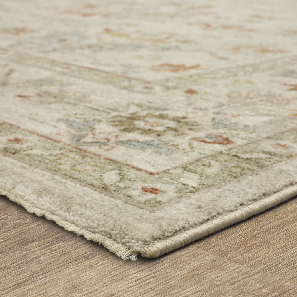 Karastan Adalia Tunceli Cream Area Rug Corner 