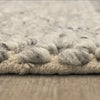 Karastan Tableau Umbra Grey Area Rug Binding 