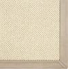 Karastan Modern Classics Venus Barley Area Rug Swatch Image -  Leather Border - Chatham Mushroom Feature