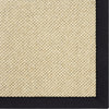 Karastan Modern Classics Venus Sand Area Rug Swatch Image -  Canvas Border - Black