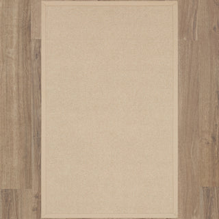 Karastan Modern Classics Venus Sand Area Rug Main Image -  Leather Border - Chatham Mushroom