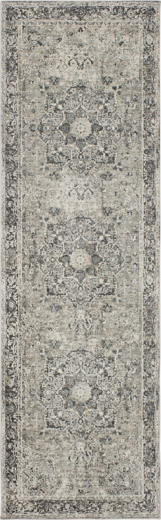 Karastan Tryst Verona Grey Area Rug 2'6''x8' Runner 