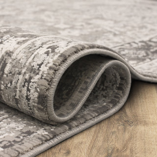 Karastan Tryst Verona Grey Area Rug Rolled 