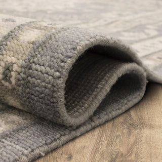 Karastan Paradigm Winsome Cornflower Area Rug Curled