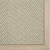 Karastan Modern Classics Wool Sisal Berber Drizzle Area Rug Swatch Image -  Leather Border - Chatham Mushroom Feature
