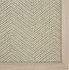 Karastan Modern Classics Wool Sisal Berber Drizzle Area Rug Swatch Image -  Leather Border - Chatham Mushroom Feature