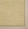 Karastan Modern Classics Wool Sisal Berber Natural Area Rug Swatch Image -  Leather Border - Chatham Mushroom Feature