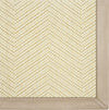 Karastan Modern Classics Wool Sisal Berber Snow White Area Rug Swatch Image -  Leather Border - Chatham Mushroom Feature