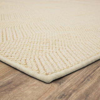 Karastan Modern Classics Wool Sisal Beber Berber Snow White Area Rug