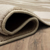 Karastan Rendition Zagoria Oyster Area Rug by Stacy Garcia Curled 