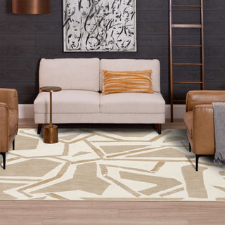 Karastan Rendition Zagoria Oyster Area Rug by Stacy Garcia Room Scene Featured 