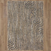 Karastan Rendition Zeus Frost Grey Area Rug by Stacy Garcia on Wood Floor