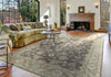 LR Resources Kareena 21001 Charcoal Area Rug Alternate Image Feature