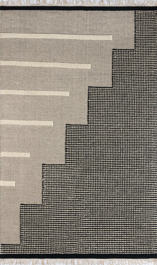 Momeni Karl KRL-1 Black Area Rug by Novogratz main image