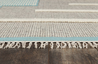 Momeni Karl KRL-1 Blue Area Rug by Novogratz