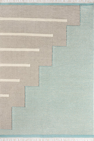 Momeni Karl KRL-1 Blue Area Rug by Novogratz