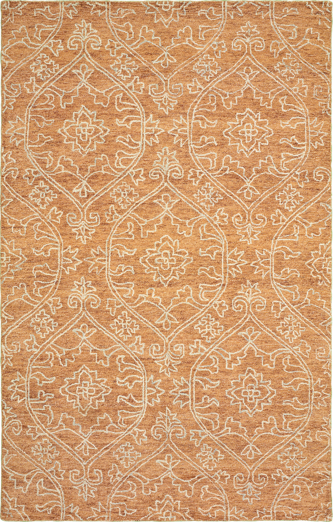 LR Resources Karma 21042 Rust Area Rug main image
