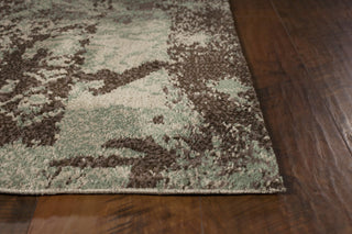 KAS Allure 4053 Blue/Mocha Palette Area Rug Runner Image Feature