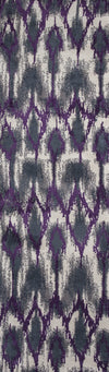 KAS Allure 4058 Grey/Purple Horizon Area Rug Round Image