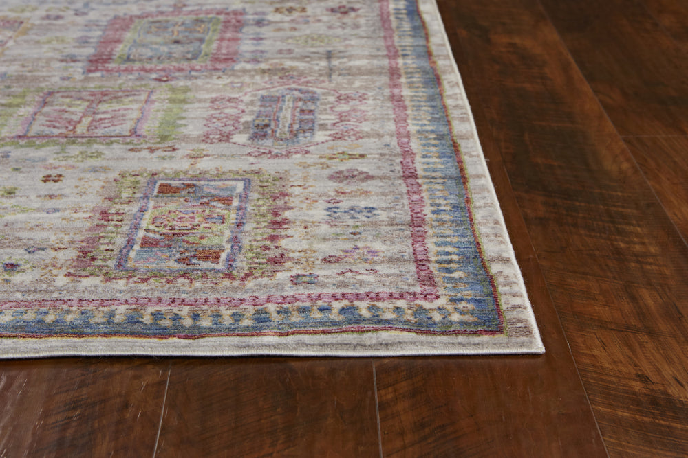 KAS Ashton 7705 Grey Verona Area Rug Round Image Feature