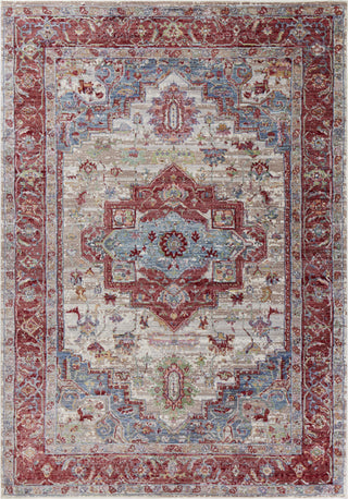 KAS Ashton 7710 Grey/Red Taylor Area Rug main image