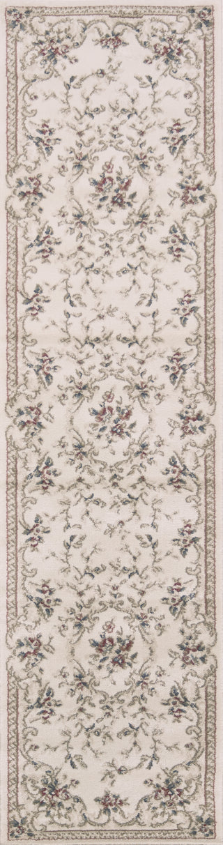 KAS Avalon 5606 Ivory Aubusson Area Rug Runner Image