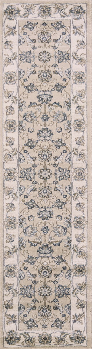 KAS Avalon 5609 Beige/Ivory Mahal Area Rug Corner Image