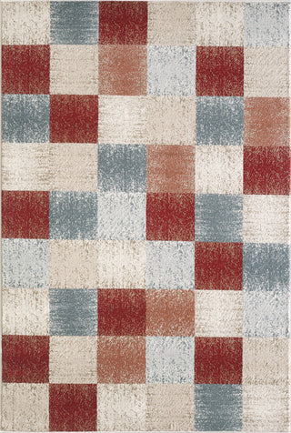 KAS Avalon 5616 Brown Checkered Area Rug