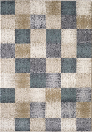 KAS Avalon 5617 Ivory Checkered Area Rug