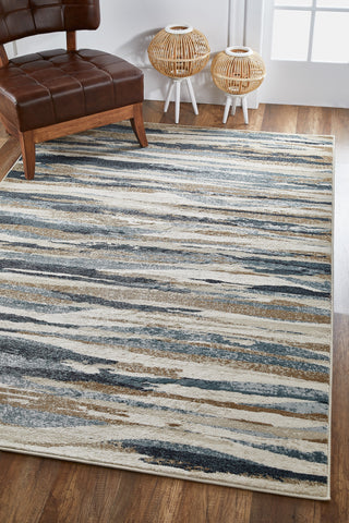 KAS Avalon 5620 Ivory/Blue Landscapes Area Rug