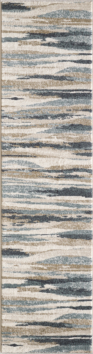 KAS Avalon 5620 Ivory/Blue Landscapes Area Rug Lifestyle Image Feature