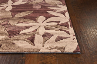 KAS Bali 2813 Mocha/Sage Oasis Area Rug Corner Image