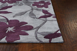 KAS Bali 2861 Grey/Plum Elegance Area Rug Runner Image