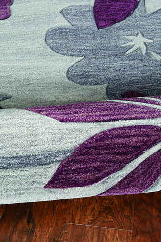 KAS Bali 2861 Grey/Plum Elegance Area Rug Main Image