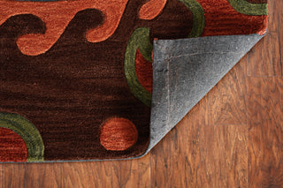 KAS Bali 2877 Mocha/Rust Serafena Area Rug Lifestyle Image