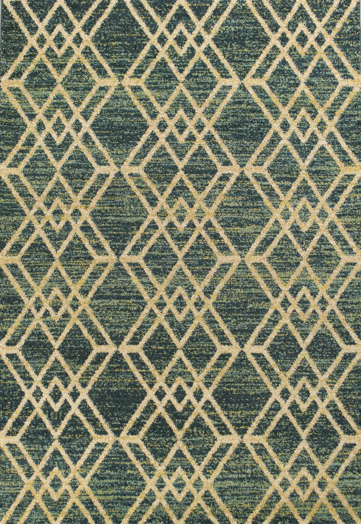 KAS Barcelona 4471 Teal Moderne Area Rug main image