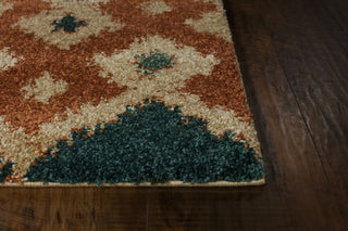 KAS Barcelona 4472 Multi Villa Area Rug Round Image Feature