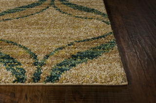 KAS Barcelona 4475 Sand Terra Area Rug Round Image Feature