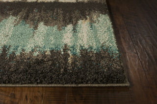 KAS Barcelona 4476 Sand/Teal Palma Area Rug Round Image